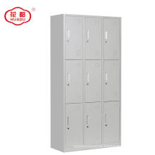 Luoyang furniture 9 Door Workers Storage acero con recubrimiento en polvo Team Locker